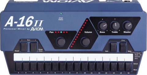 Aviom A16II Personal Mixer *Unit Only- No Power Supply or Cat5e Cable*